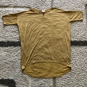 LulaRoe Irma - Mustard Yellow